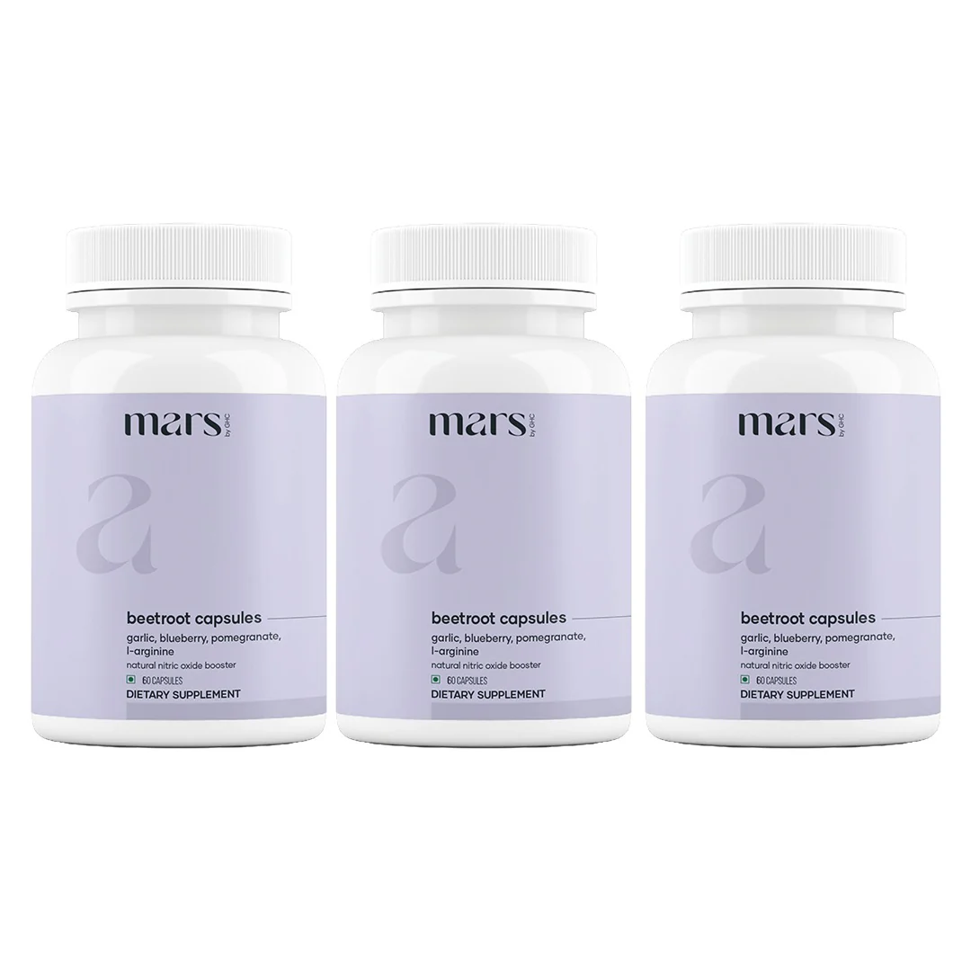 Mars Natural Nitric Oxide Booster: Powered by Beetroot, Garlic, Blueberry, Pomegranate, L-Arginine 676 Mars Natural Nitric Oxide Booster: Powered by Beetroot, Garlic, Blueberry, Pomegranate, L-Arginine