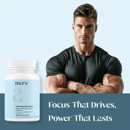 Mars Ashwagandha Gold – Energy, Strength, and Endurance Formula Powered with Shilajit & Gokshura 5 Mars Ashwagandha Gold – Energy, Strength, and Endurance Formula Powered with Shilajit & Gokshura