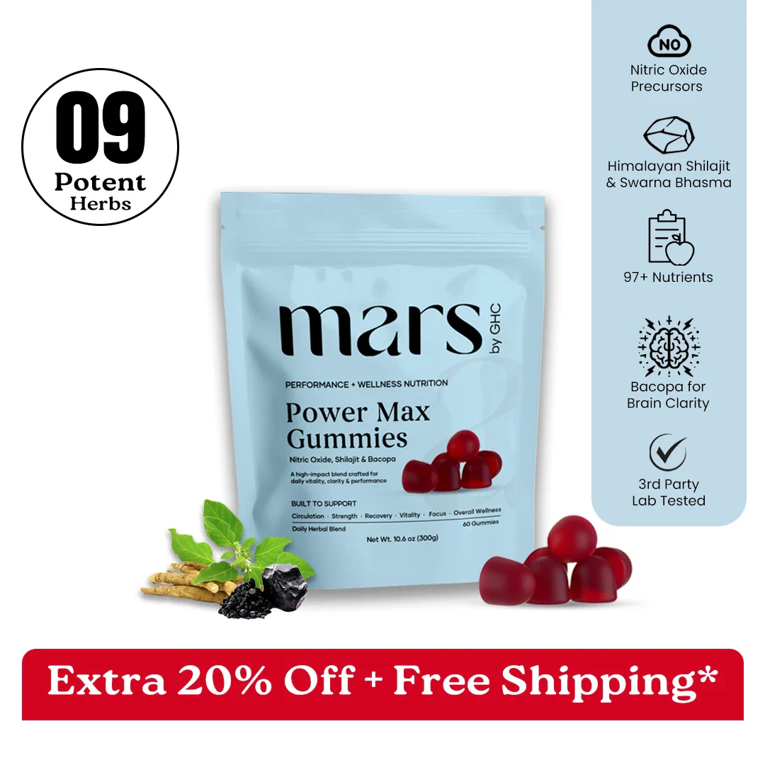 Mars Power Max Gummies: Powered by Nitric Oxide, Shilajit Gold, & Bacopa Monnieri 1 Mars Power Max Gummies: Powered by Nitric Oxide, Shilajit Gold, & Bacopa Monnieri