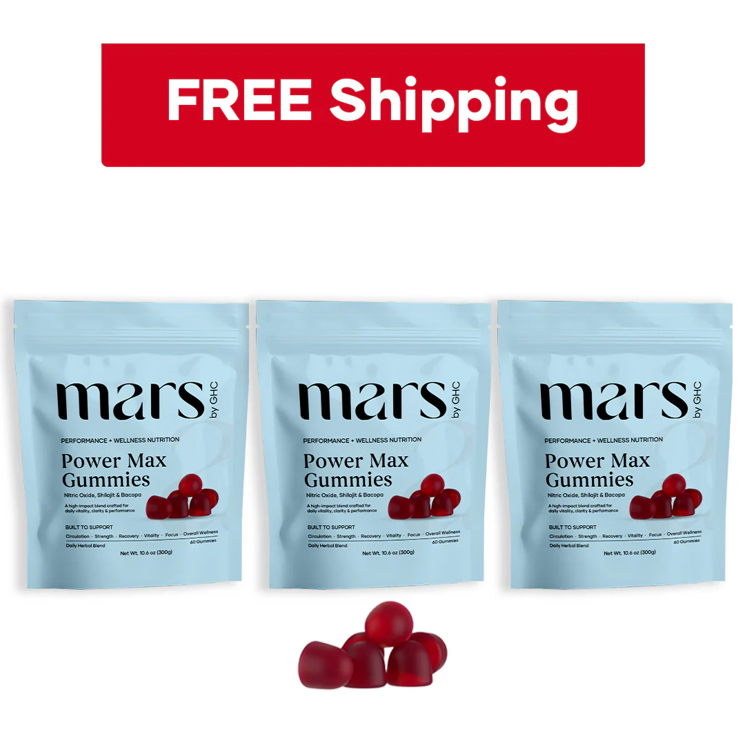 Mars Power Max Gummies: Powered by Nitric Oxide, Shilajit Gold, & Bacopa Monnieri 11 Mars Power Max Gummies: Powered by Nitric Oxide, Shilajit Gold, & Bacopa Monnieri