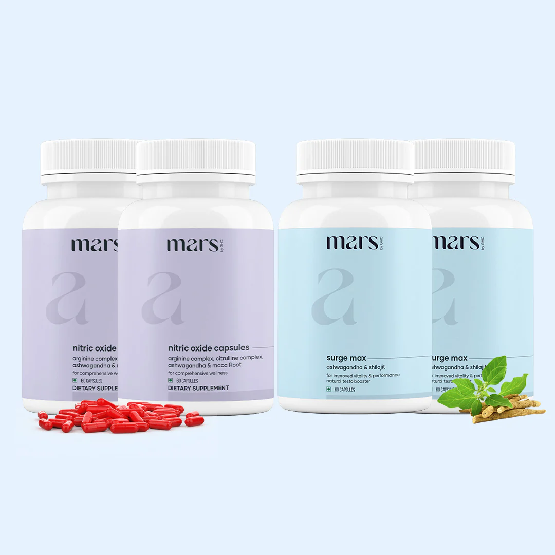 Growth Max Combo: Powered by Nitric Oxide & Pure Ashwagandha Capsules 10 Growth Max Combo: Powered by Nitric Oxide & Pure Ashwagandha Capsules