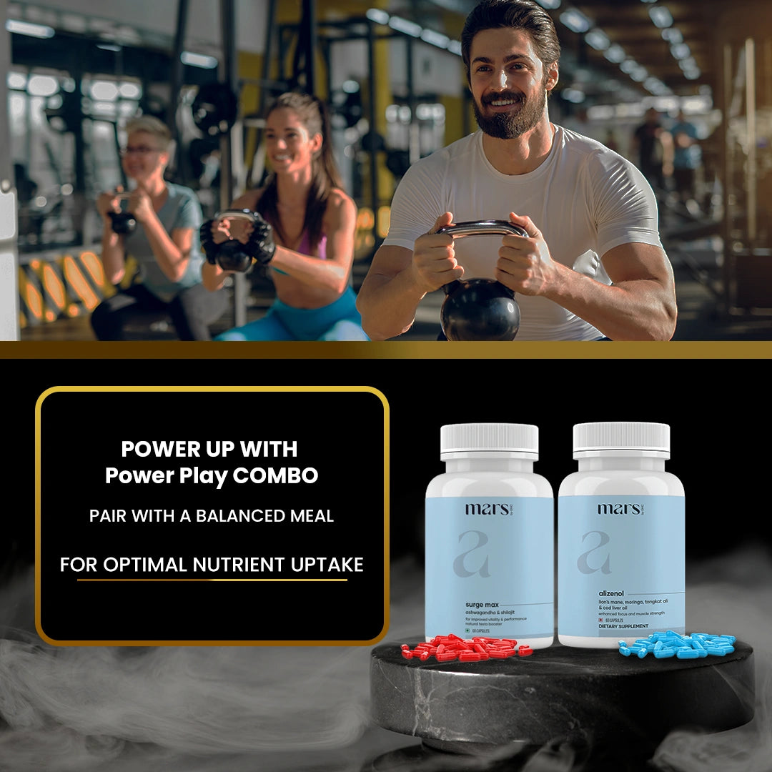 Power Play Combo - Powered by Lions Mane and Ashwagandha 6 Power Play Combo - Powered by Lions Mane and Ashwagandha