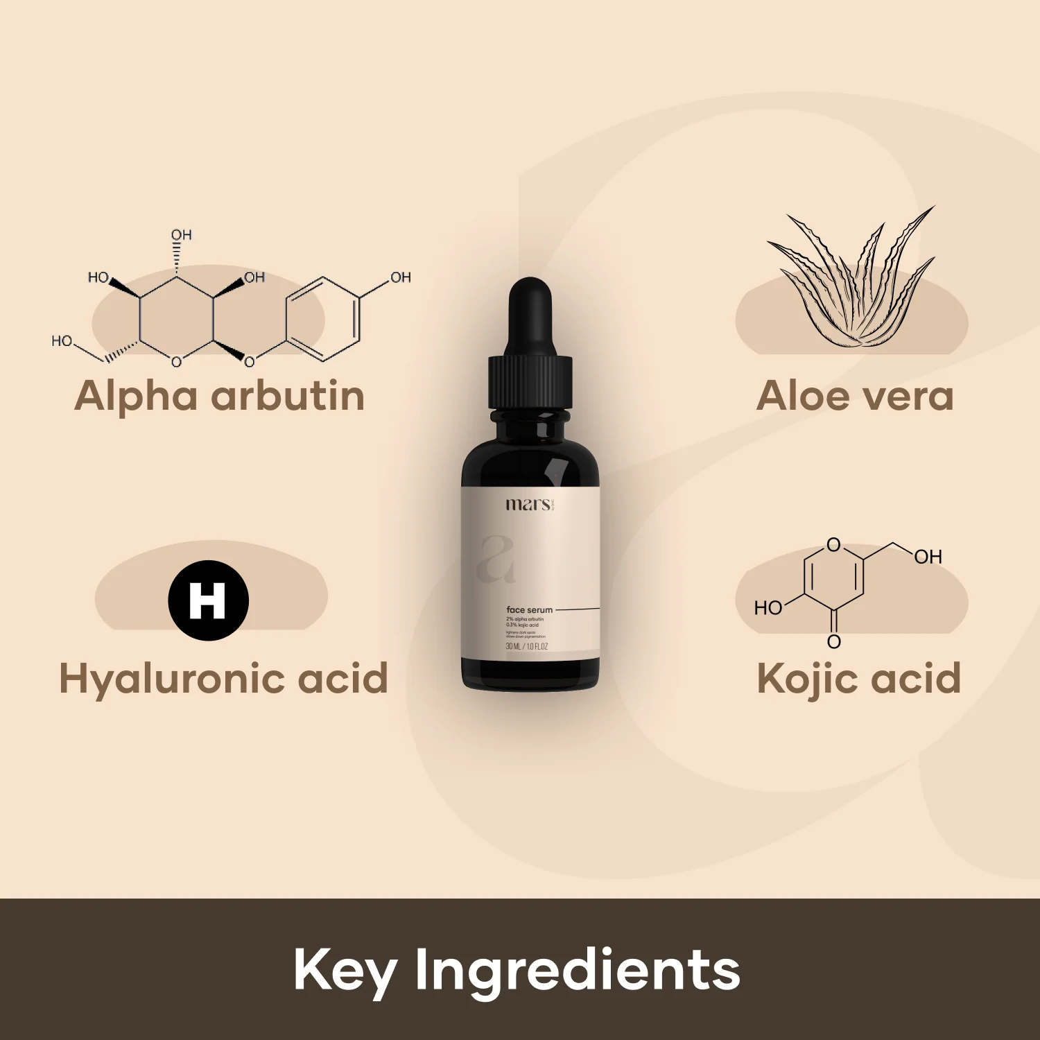 Face Serum for Dark Spots with Alpha Arbutin (1 Month Pack) 2 Face Serum for Dark Spots with Alpha Arbutin (1 Month Pack)