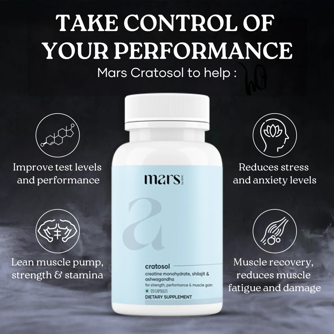 Mars Cratosol: Powered with Creatine Monohydrate, Shilajit and Ashwagandha 2 Mars Cratosol: Powered with Creatine Monohydrate, Shilajit and Ashwagandha
