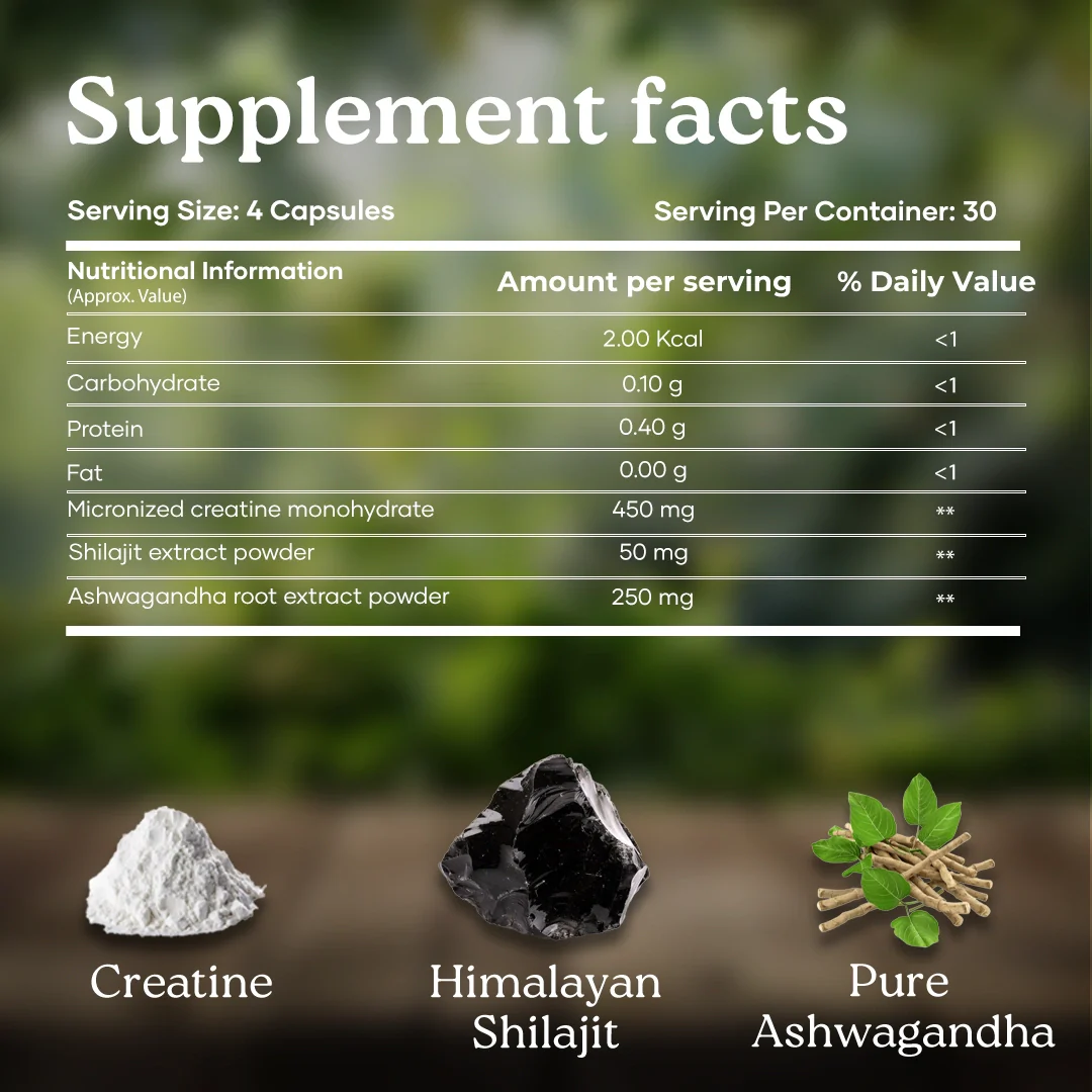 Mars Cratosol: Powered with Creatine Monohydrate, Shilajit and Ashwagandha 7 Mars Cratosol: Powered with Creatine Monohydrate, Shilajit and Ashwagandha
