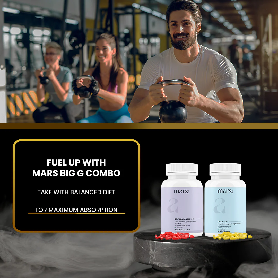 Mars Big G Combo: Powered by Nitric Oxide Booster & Maca Root Capsules 7 Mars Big G Combo: Powered by Nitric Oxide Booster & Maca Root Capsules