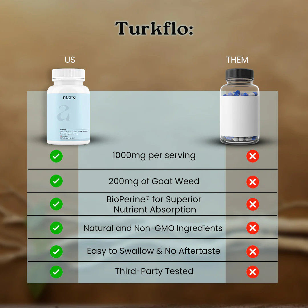 Mars TurkFlo: A Natural T-Level Booster For Better Blood Flow, Energy & Bedroom Game 7 Mars TurkFlo: A Natural T-Level Booster For Better Blood Flow, Energy & Bedroom Game